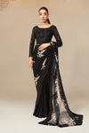 Embroidered Chiffon Saree