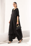 3 Piece Embroidered Satin Silk Suit