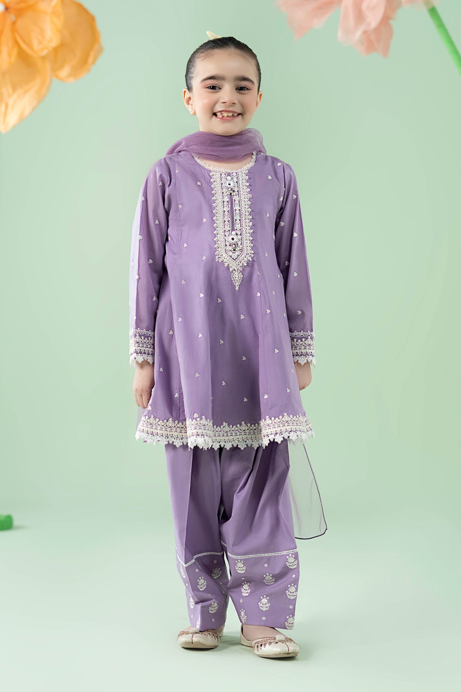 3 Piece Embroidered Lawn Suit