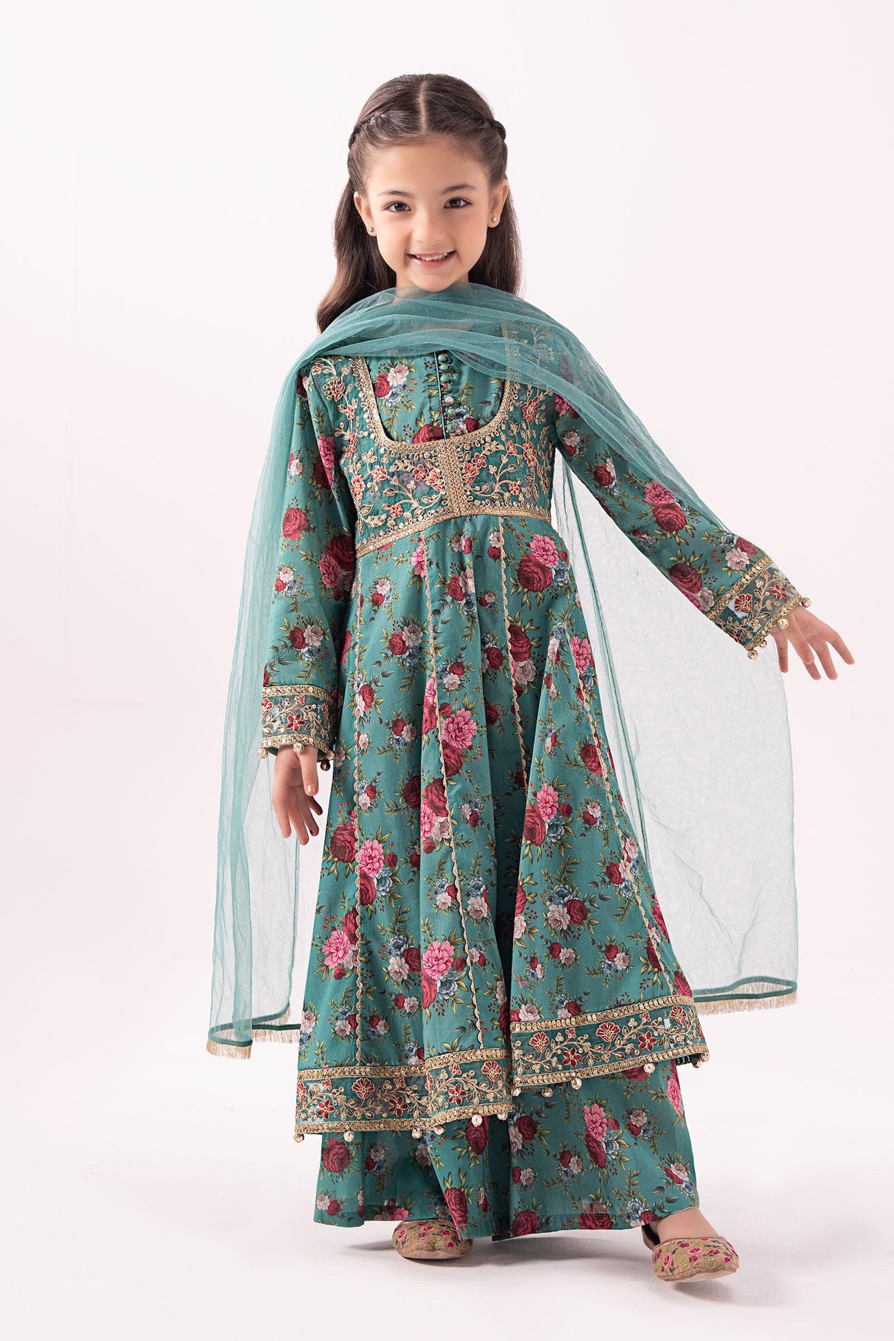3 Piece Embroidered Lawn Suit