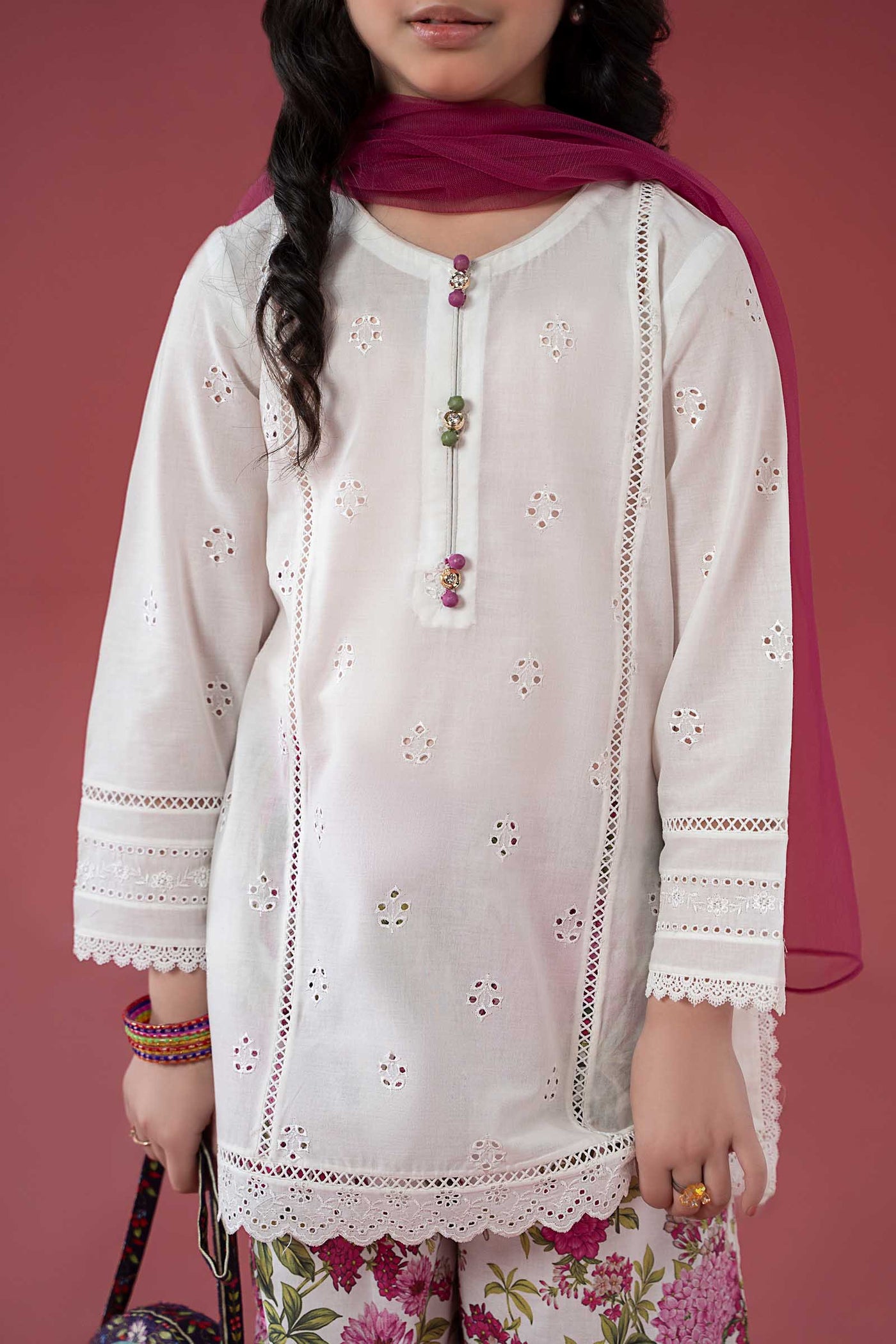 3 Piece Embroidered Lawn Suit | MKD-EF25-70