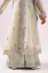 3 Piece Embroidered Organza Suit