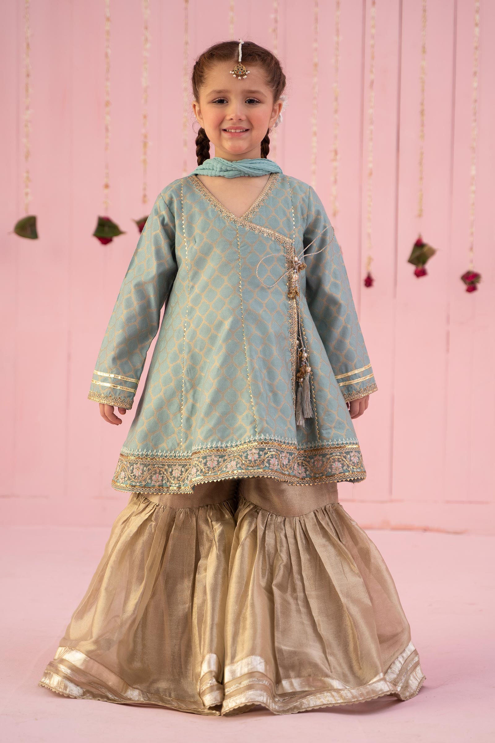 3 Piece Embroidered Jacquard Suit