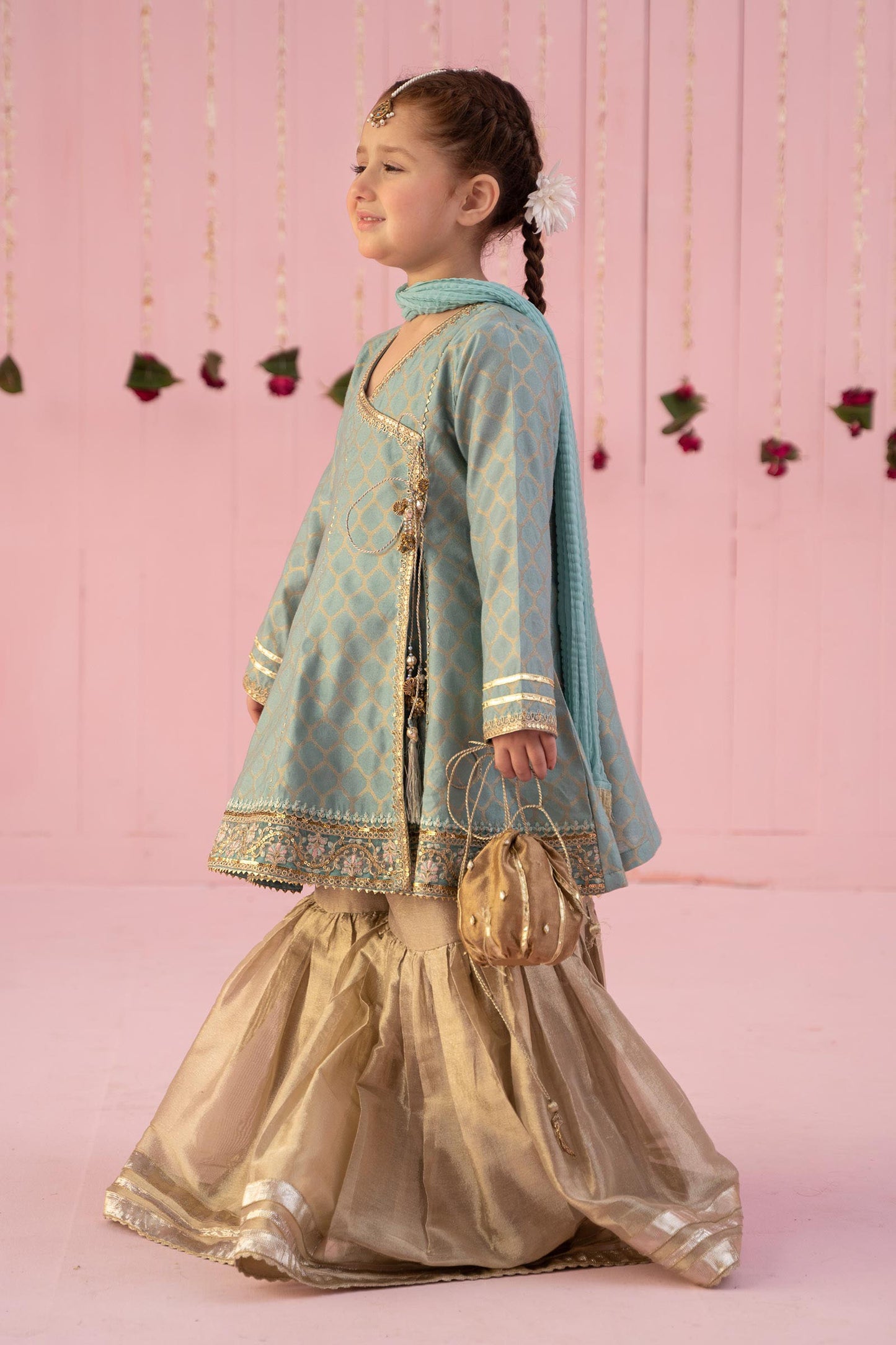 3 Piece Embroidered Jacquard Suit