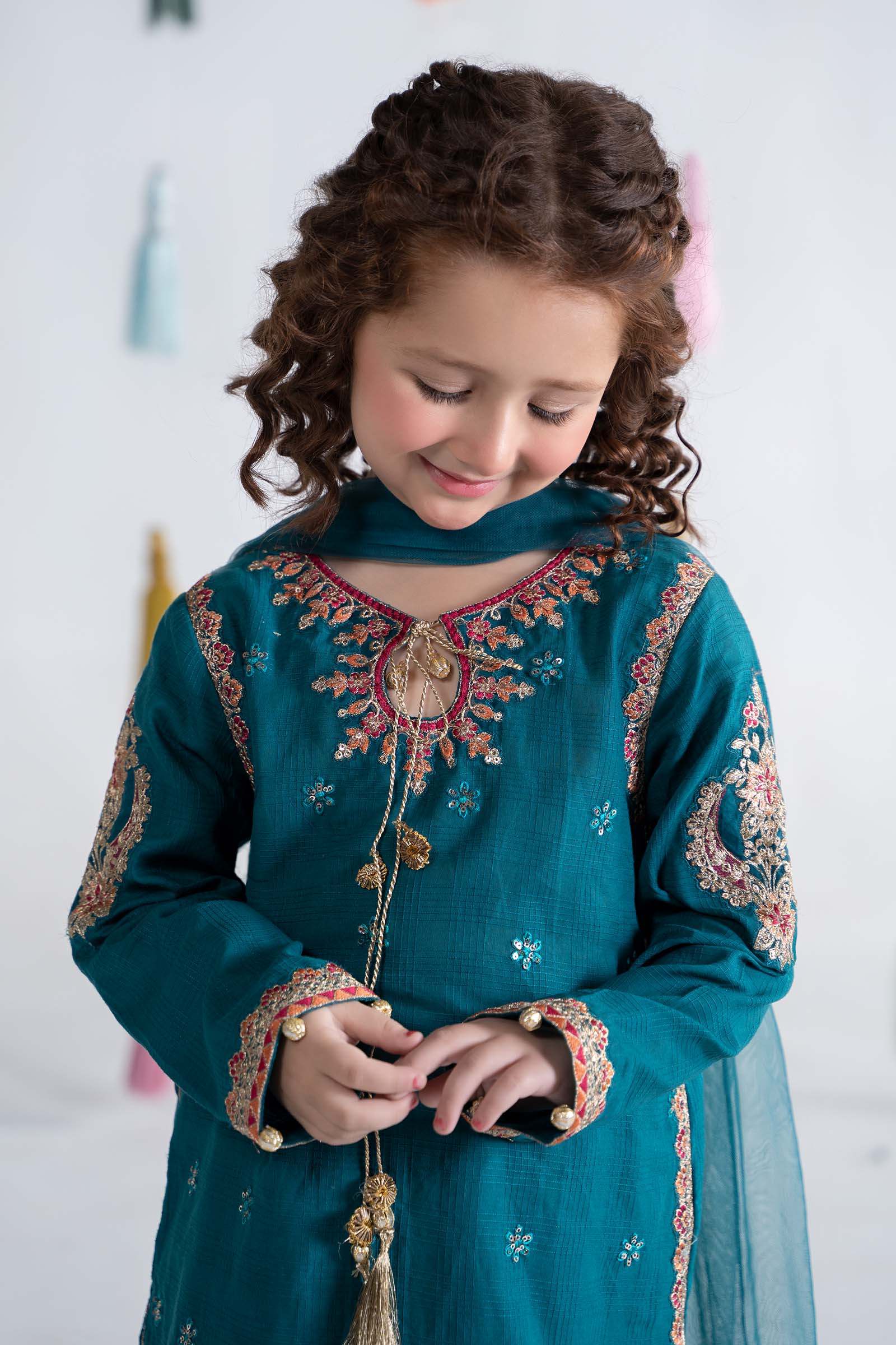 3 Piece Embroidered Doria Cotton Suit
