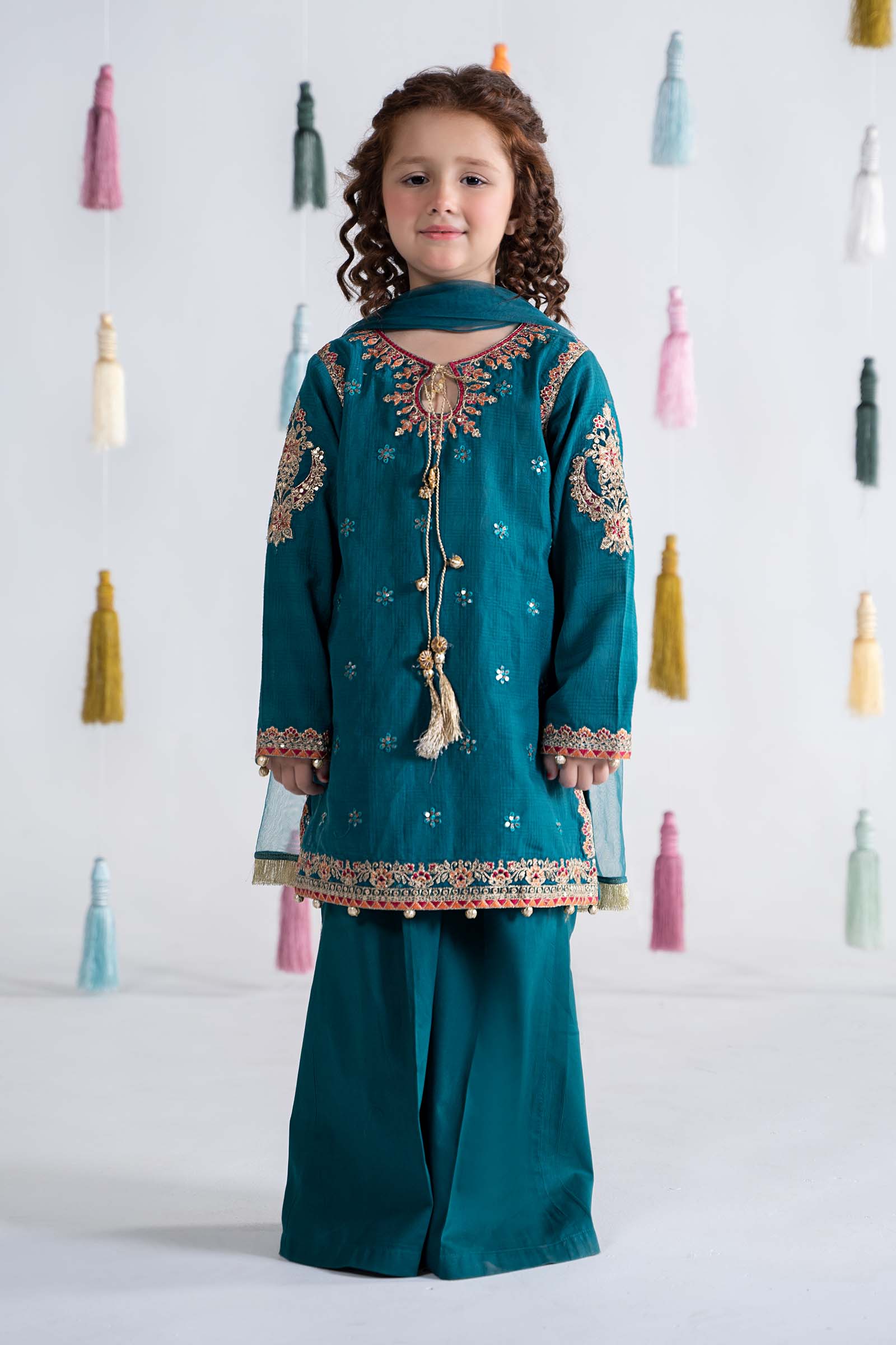 3 Piece Embroidered Doria Cotton Suit
