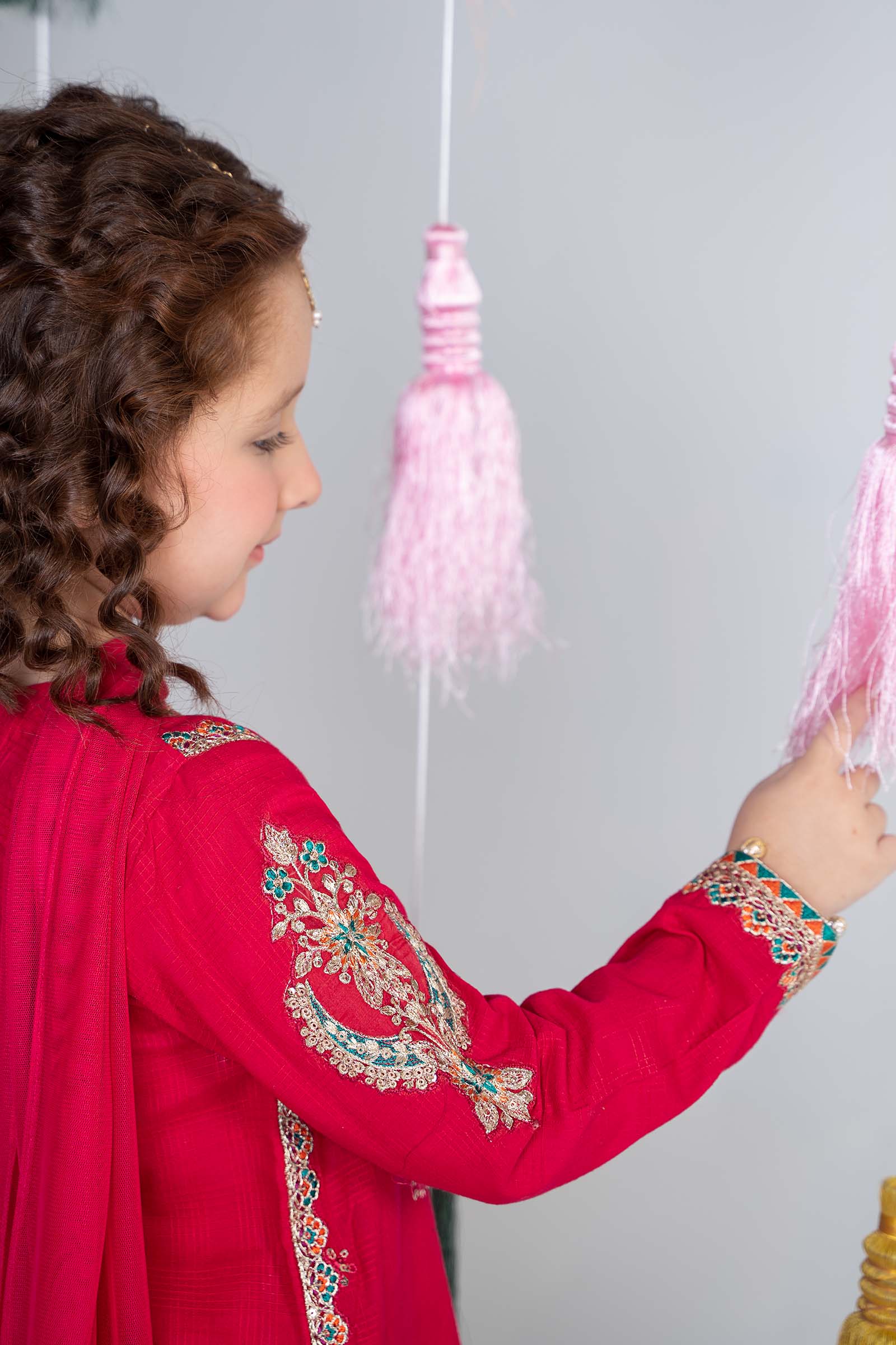 3 Piece Embroidered Doria Cotton Suit