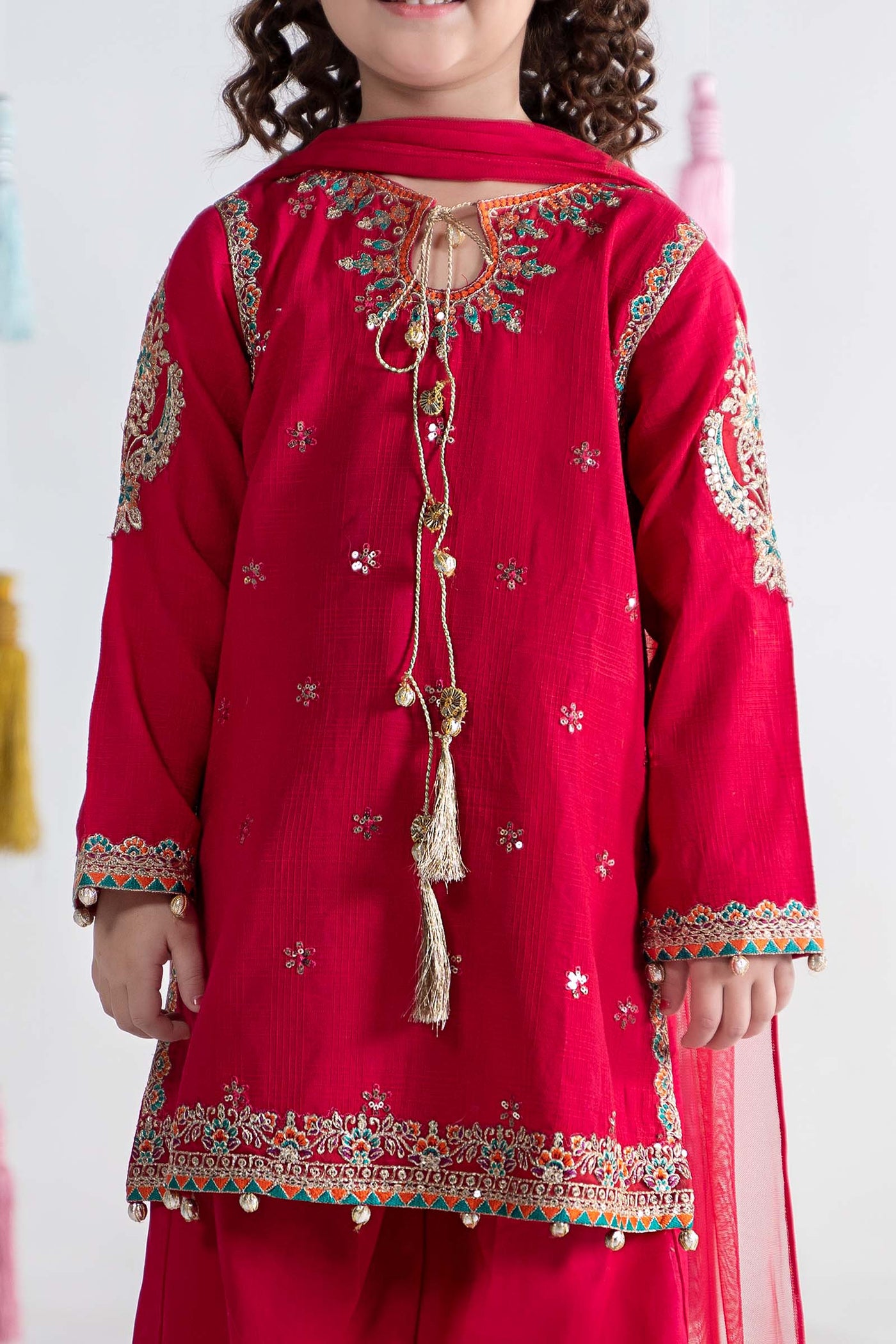 3 Piece Embroidered Doria Cotton Suit