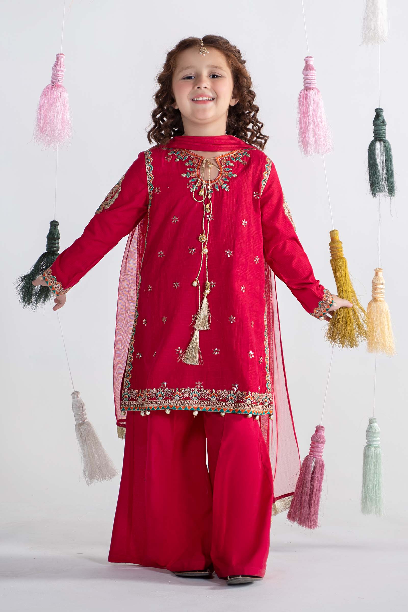 3 Piece Embroidered Doria Cotton Suit