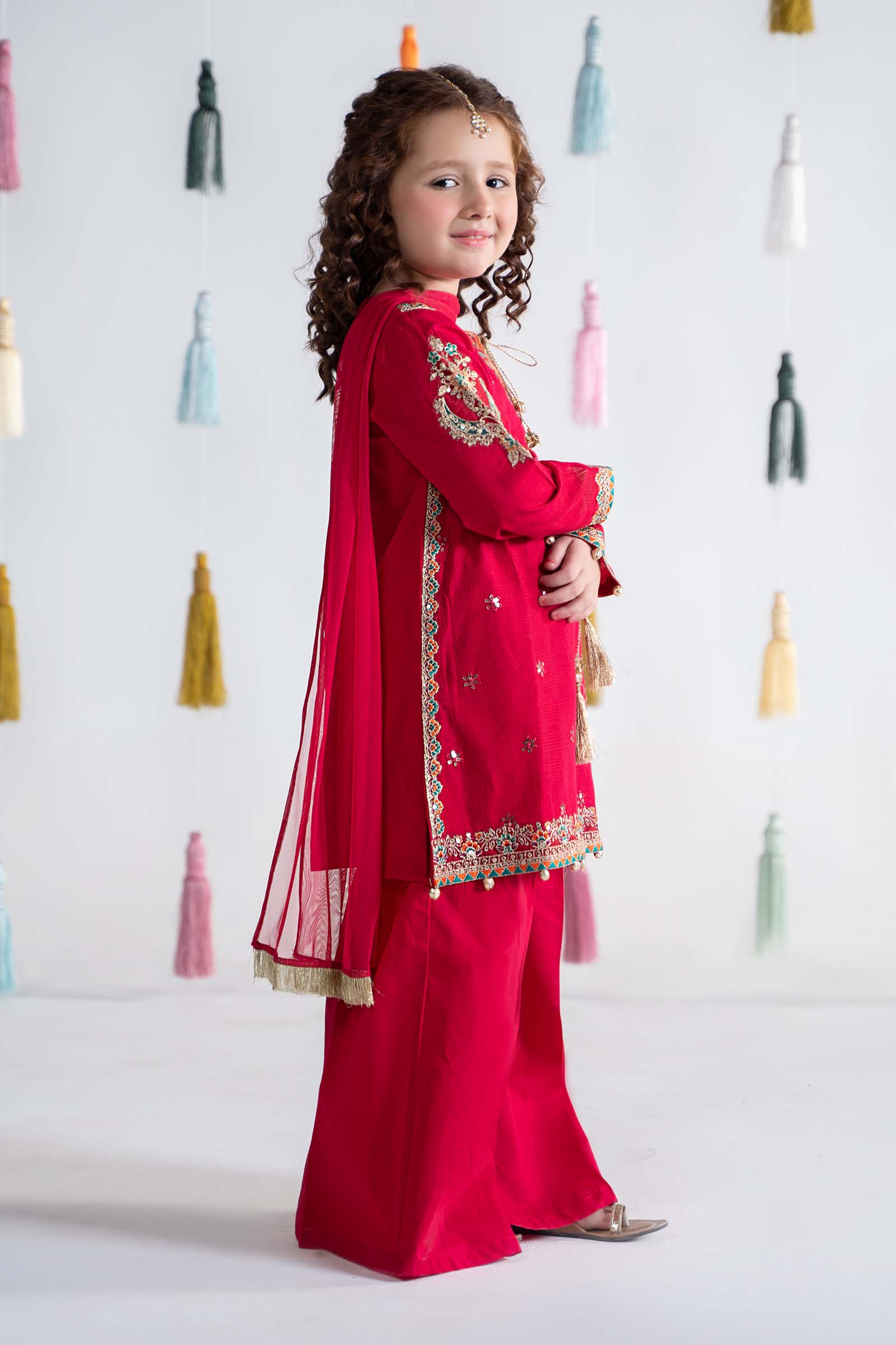 3 Piece Embroidered Doria Cotton Suit