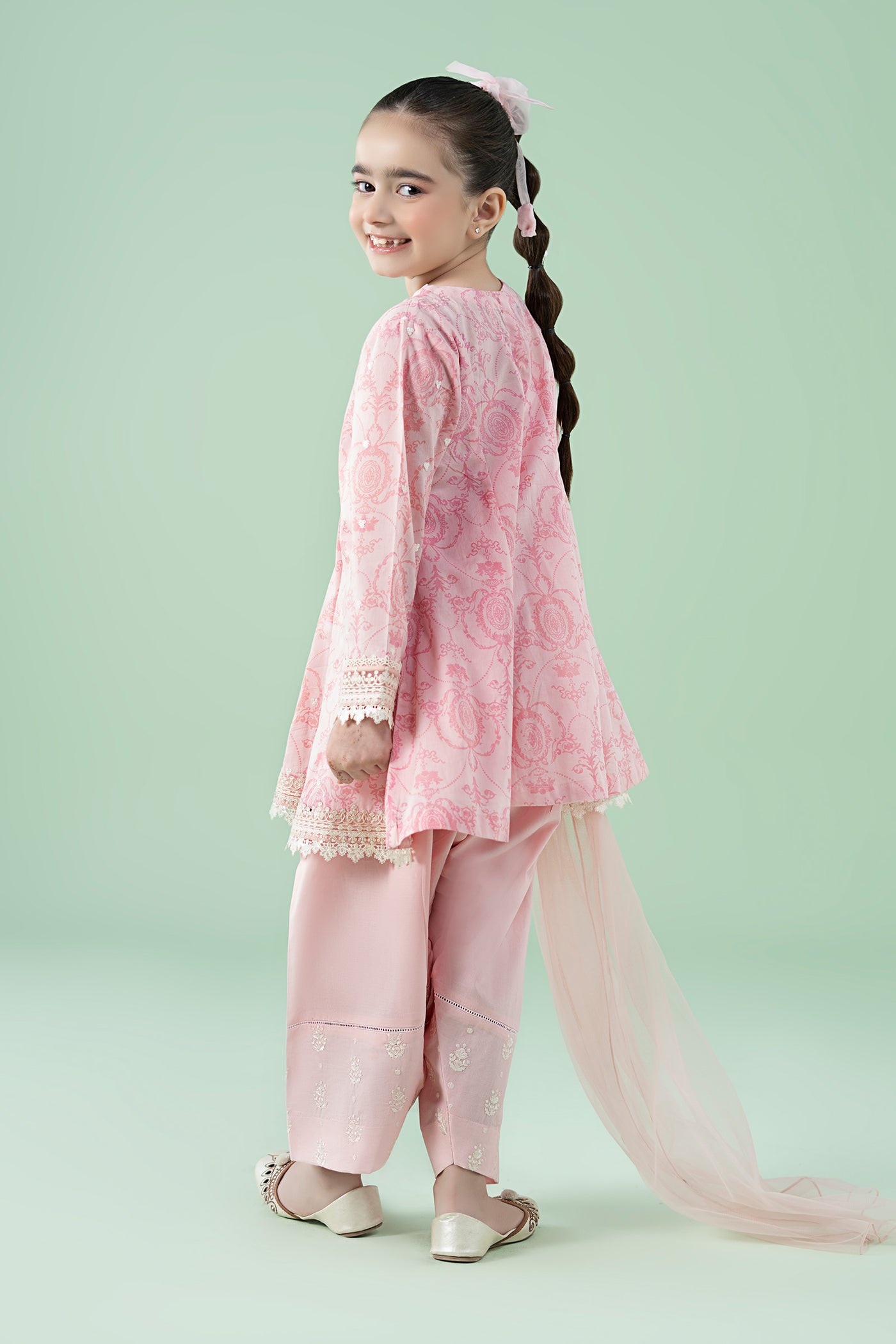3 Piece Embroidered Lawn Suit | MKD-EA25-07