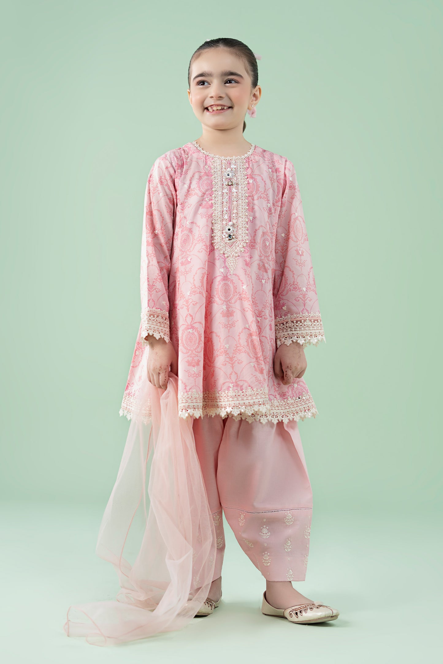 3 Piece Embroidered Lawn Suit