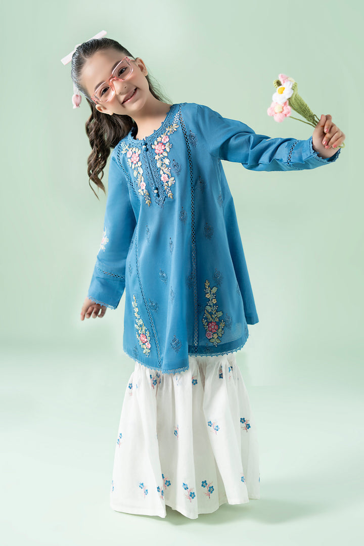 3 Piece Embroidered Lawn Suit All Products MDA2522-023-BLU