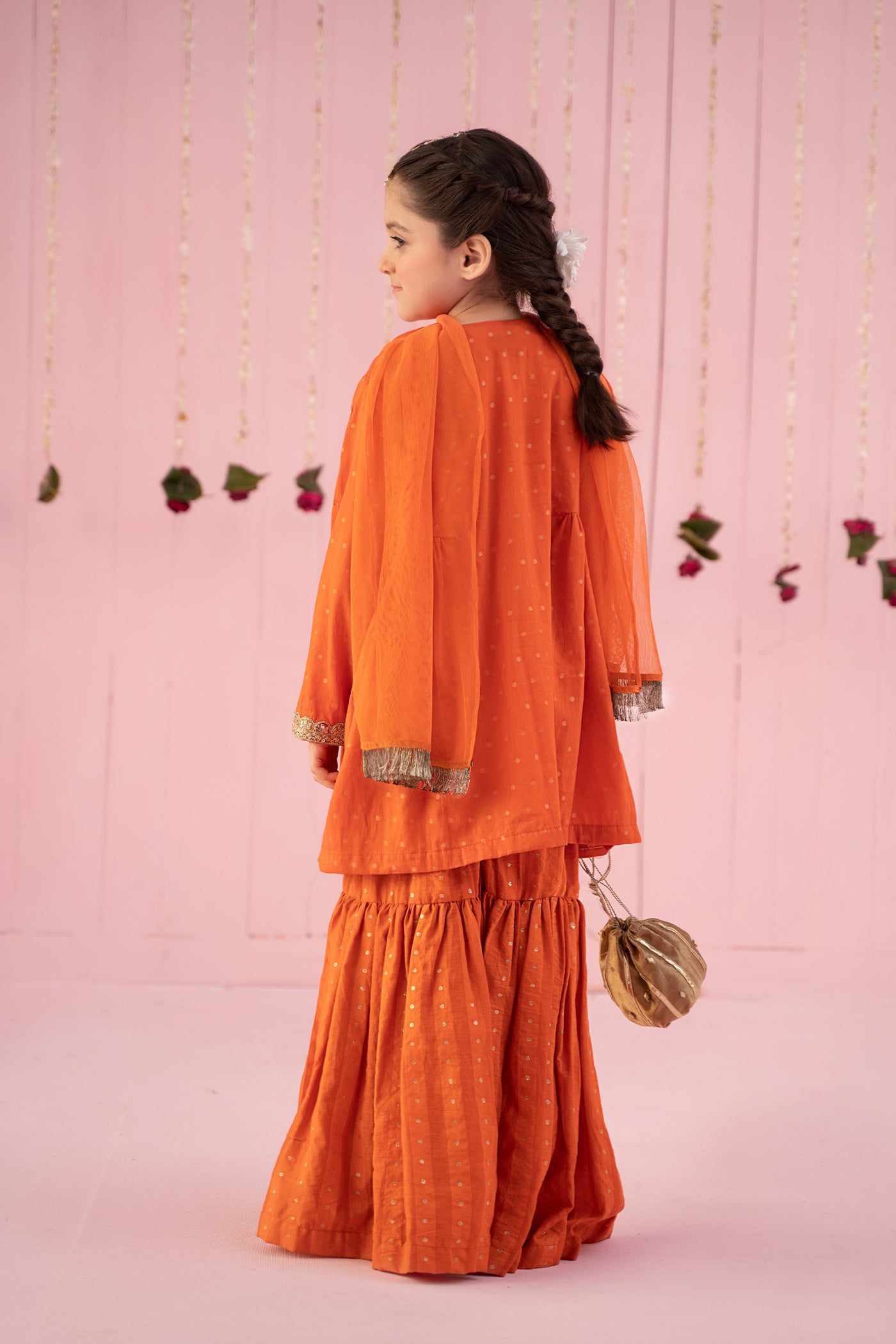 3 Piece Embroidered Jacquard Broshia Suit