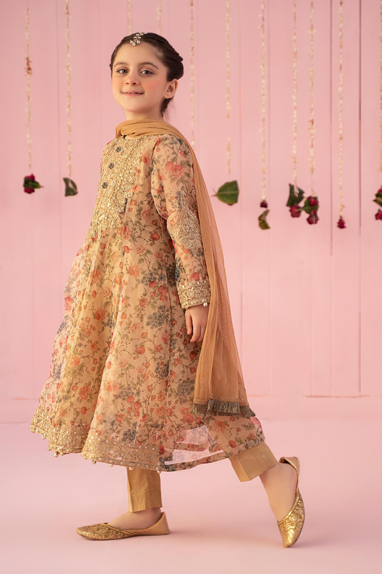 3 Piece Masoori Net Suit