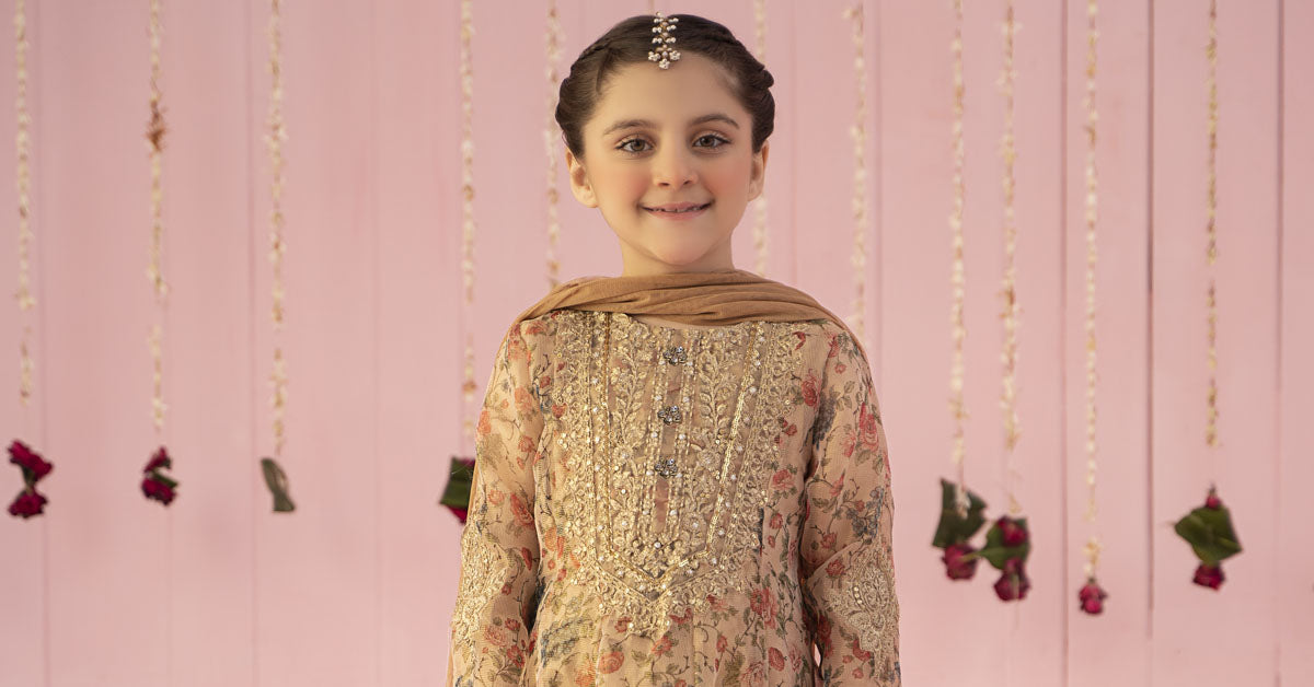 3 Piece Masoori Net Suit