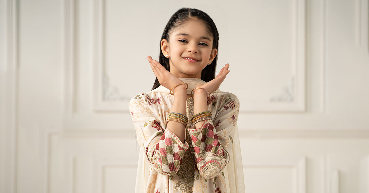 3 Piece Embroidered Suit