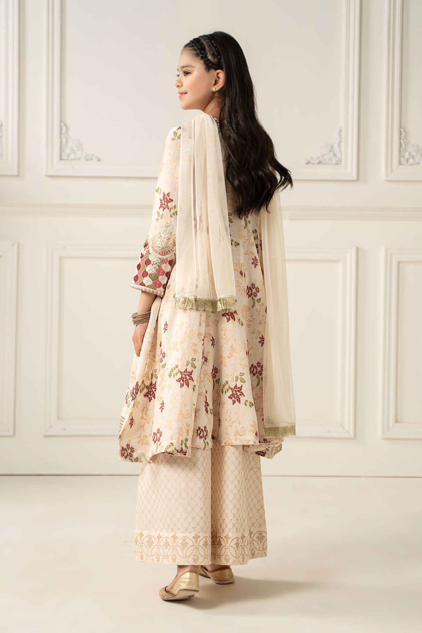 3 Piece Embroidered Suit