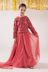3 Piece Embroidered Velvet Suit