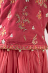 3 Piece Embroidered Velvet Suit