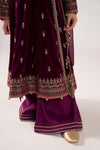 3 Piece Embroidered Velvet Suit