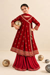 3 Piece Embroidered Velvet Suit