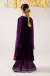 3 Piece Embroidered Velvet Suit