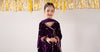3 Piece Embroidered Velvet Suit