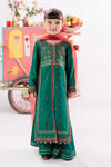 3 Piece Embroidered Raw Silk Suit