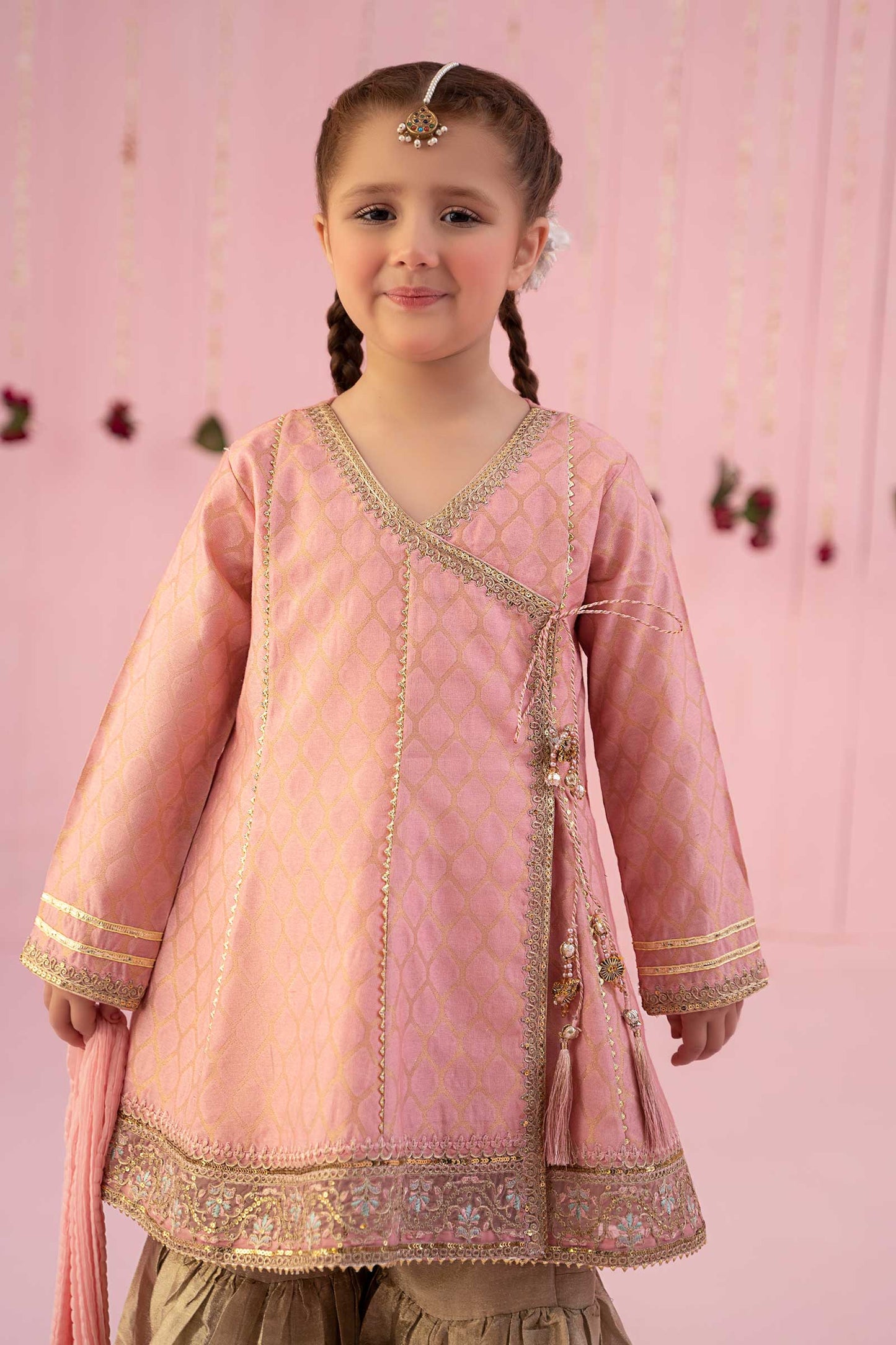 3 Piece Embroidered Jacquard Suit