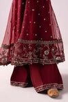 3 Piece Embroidered Organza Suit