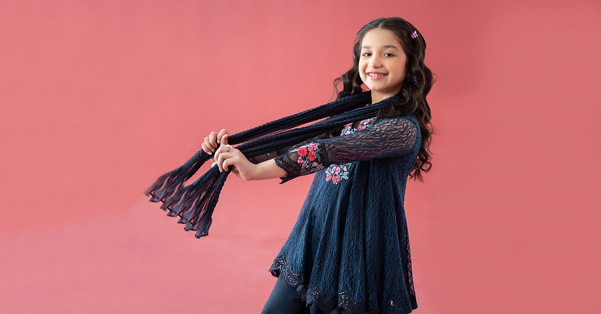 3 Piece Embroidered Chantelle Suit