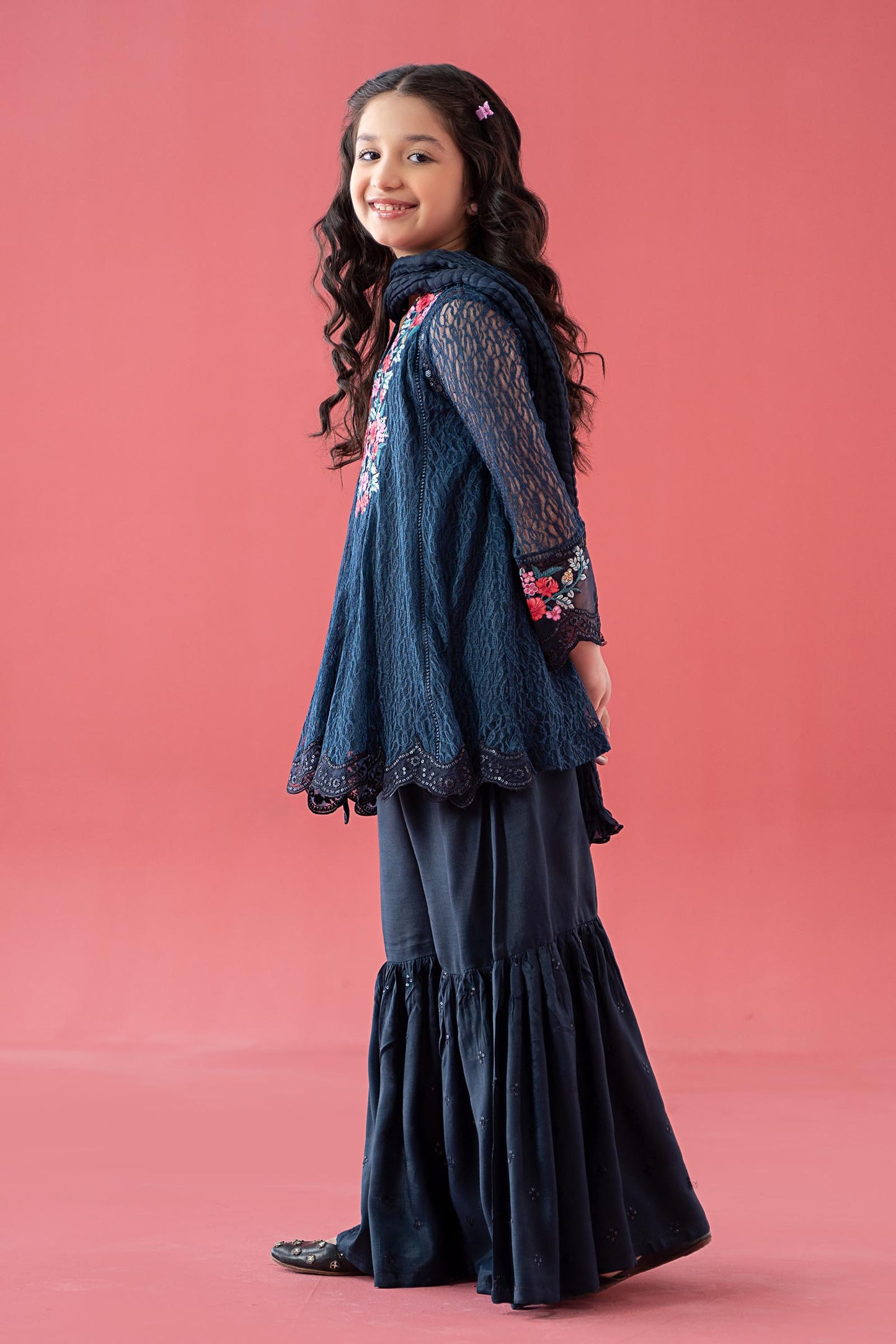 3 Piece Embroidered Chantelle Suit