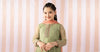 3 Piece Embroidered Polyester Net Suit