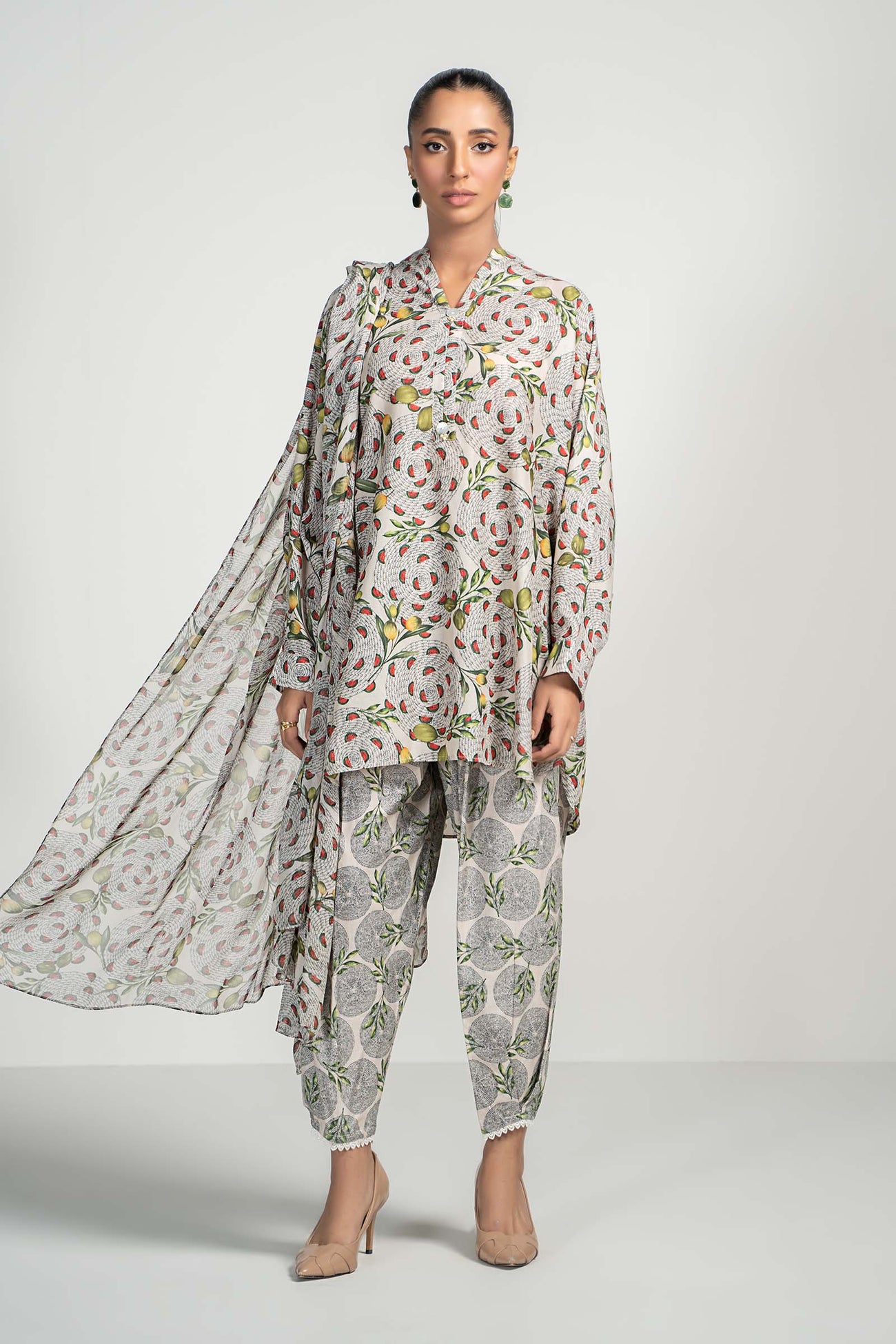 3 Piece Printed Lawn Suit