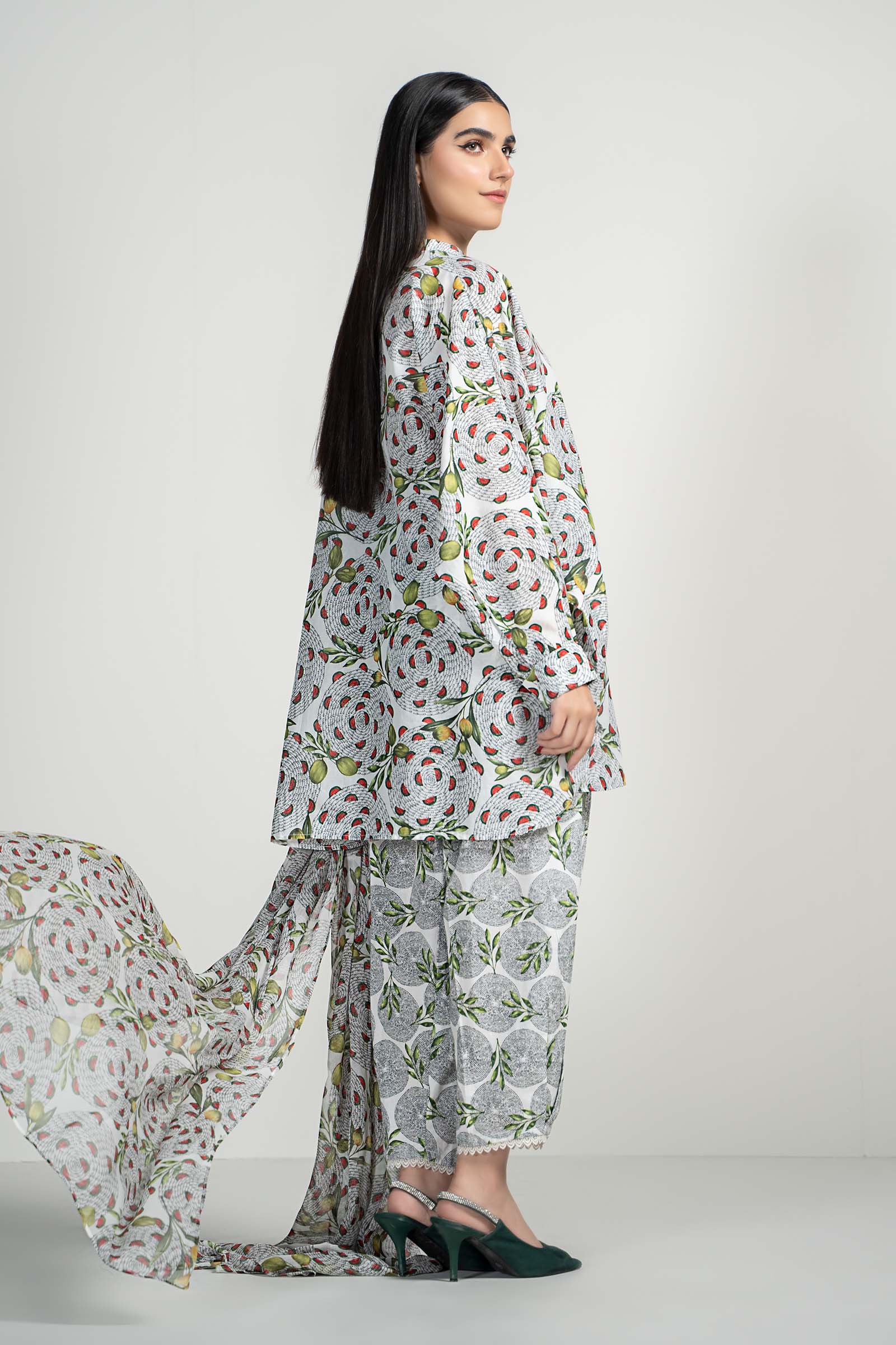 3 Piece Printed Lawn Suit