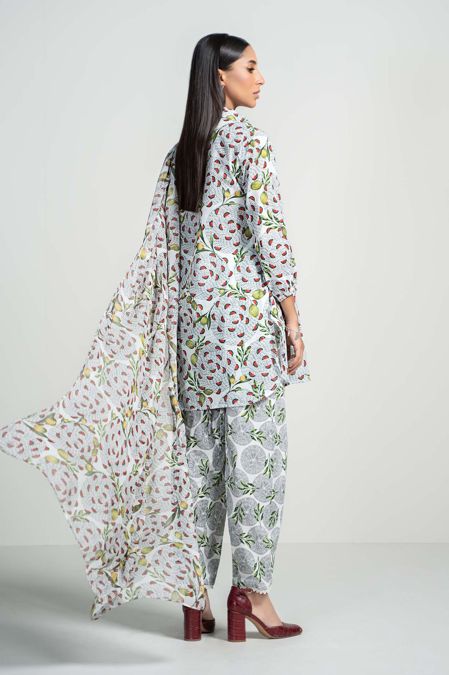 3 Piece Printed Lawn Suit