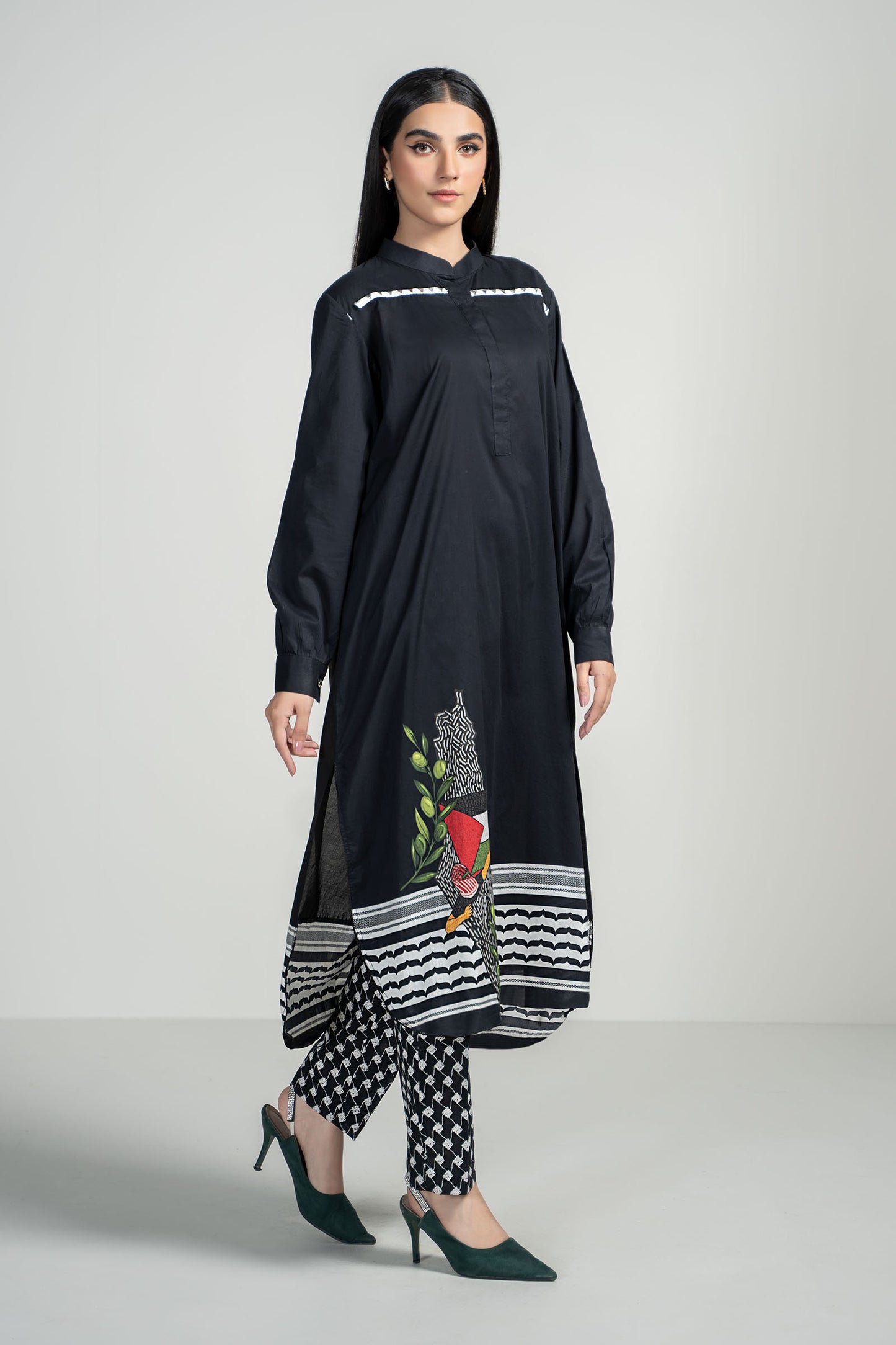 2 Piece Printed Lawn Suit