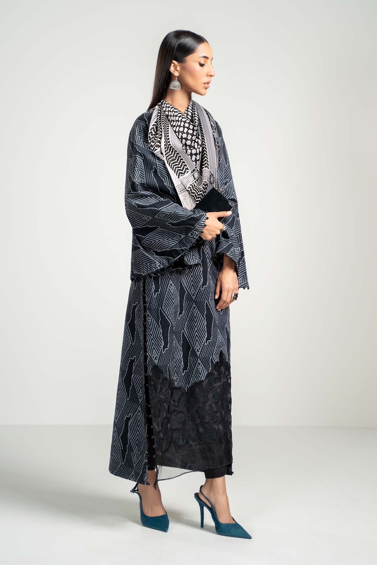 3 Piece Printed Lawn Suit