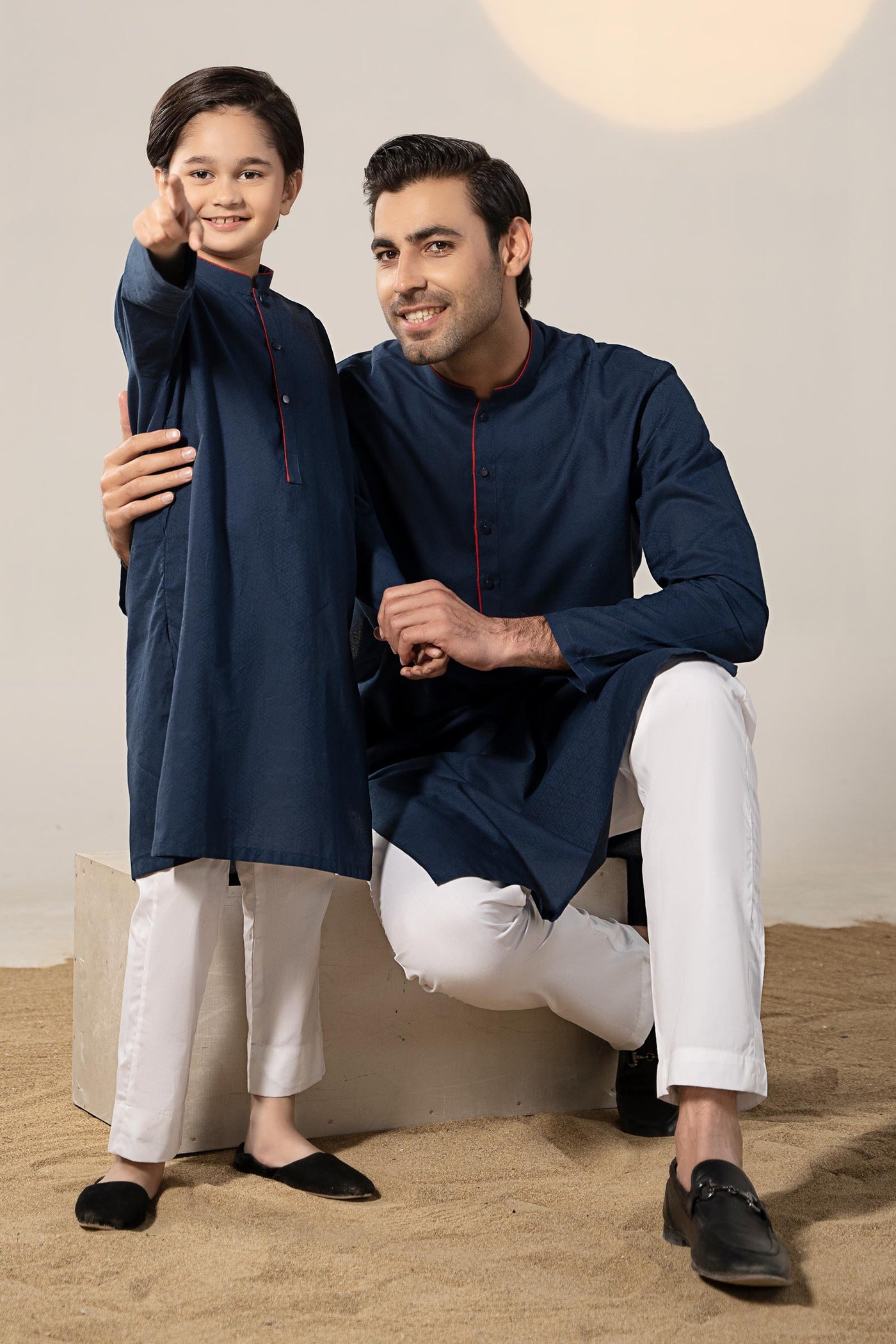 Self Dobby Kurta
