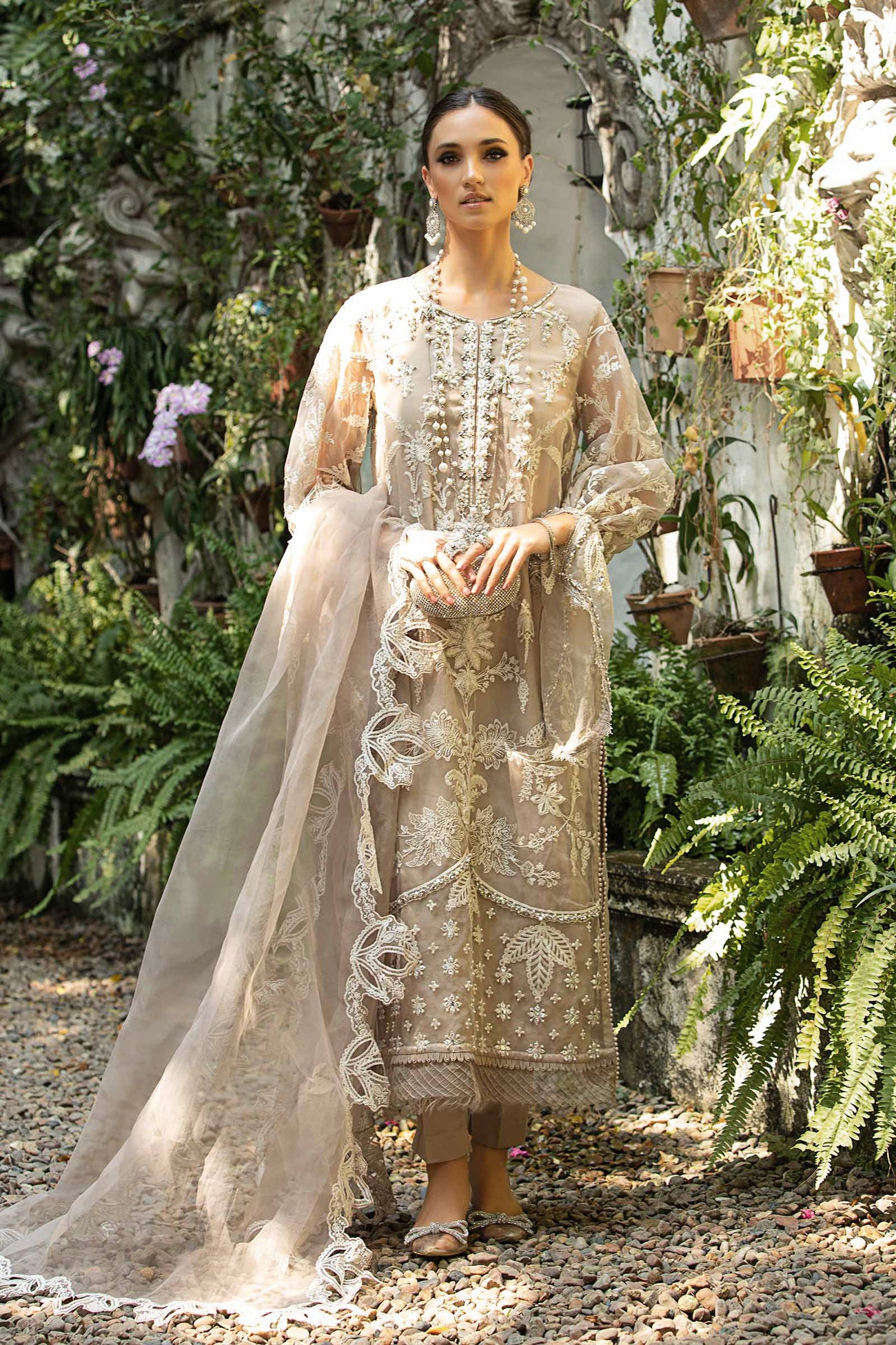 3 Piece Embroidered Suit