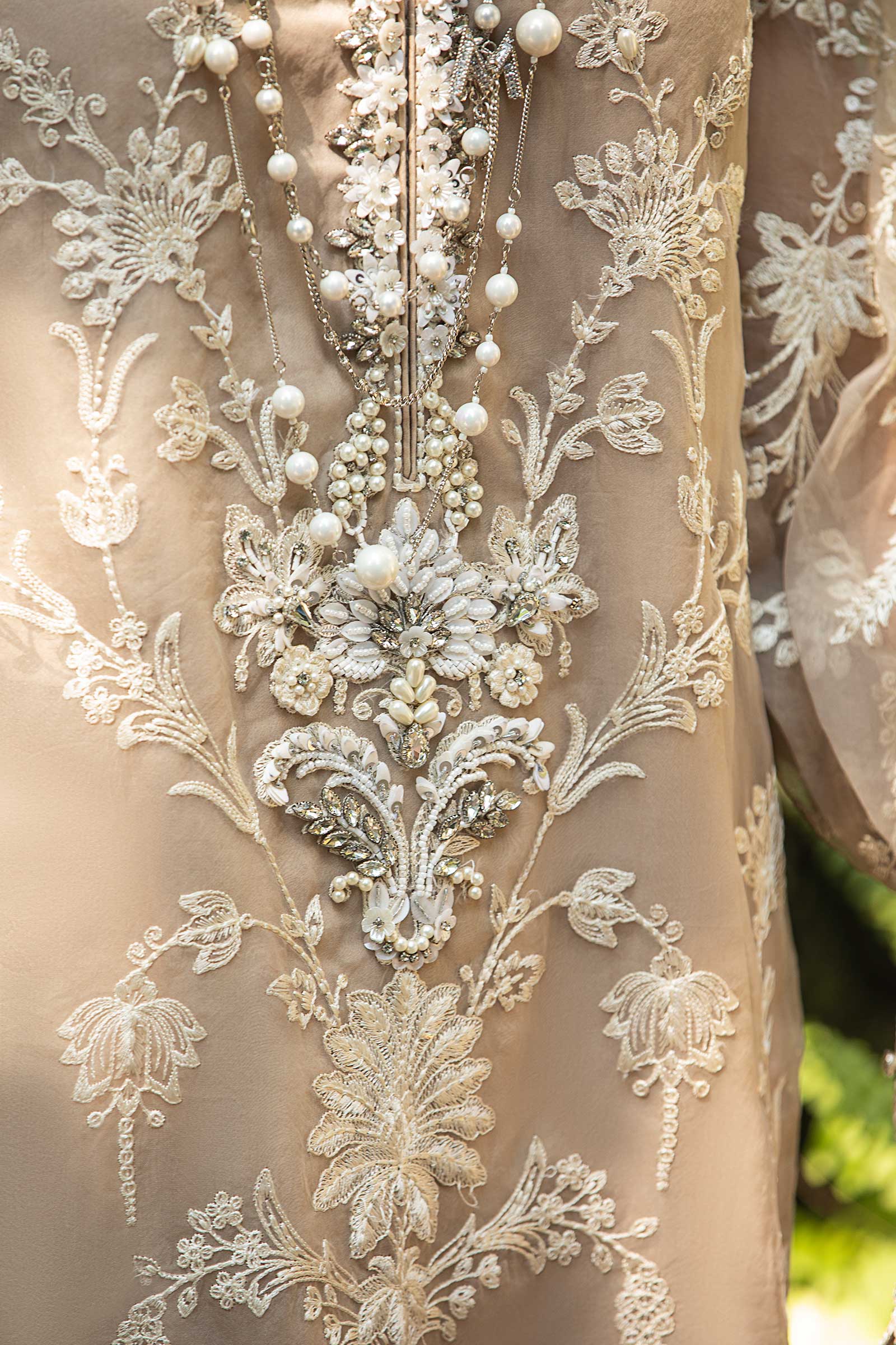 3 Piece Embroidered Suit