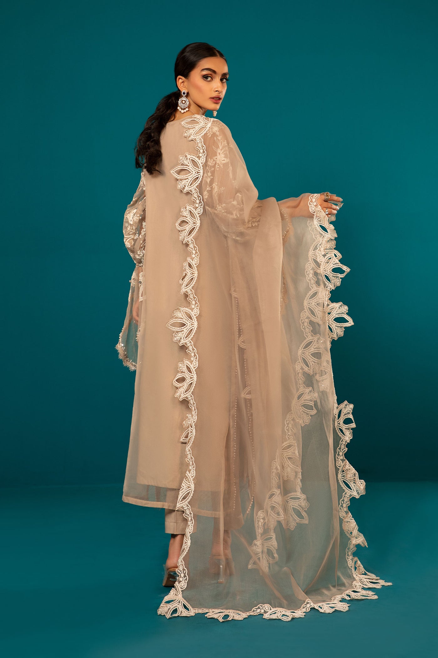 3 Piece Embroidered Suit