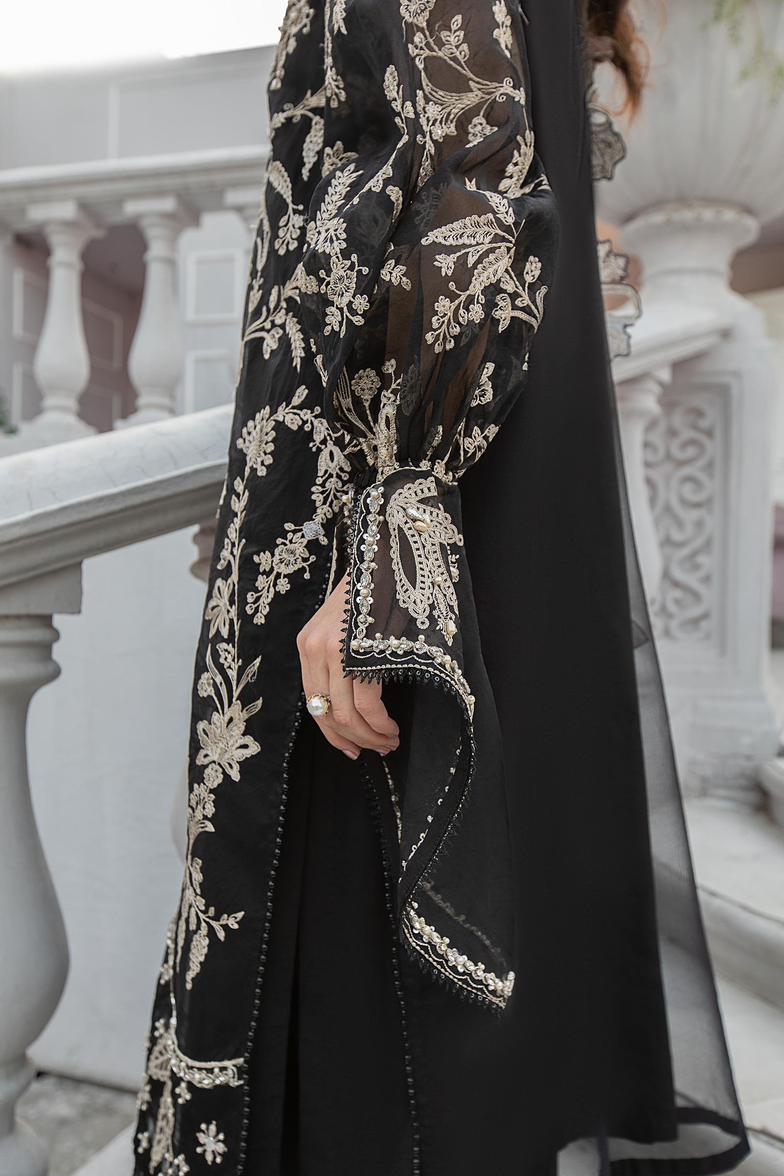 3 Piece Embroidered Suit