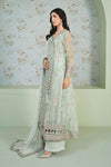 3 Piece Embroidered Organza Suit