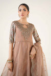 3 Piece Embroidered Organza Suit