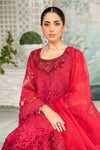 3 Piece Embroidered Organza Suit