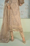 3 Piece Embroidered Chiffon Suit