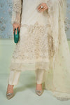 3 Piece Embroidered Organza Suit