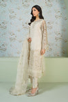 3 Piece Embroidered Organza Suit